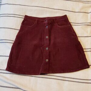 Noisy May, corduroy skirt Large